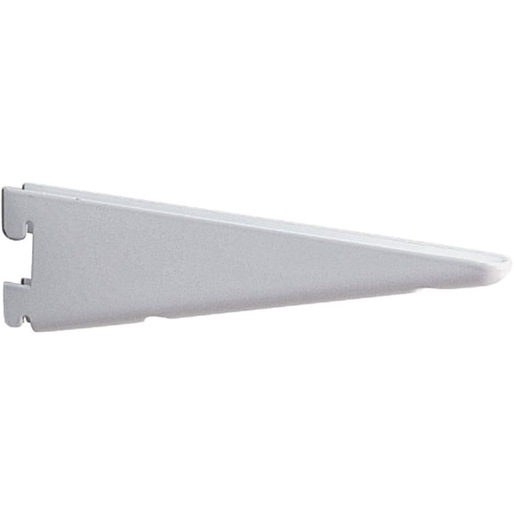 Knape & Vogt Double Slot Bracket 7" Titanium Finish — Standard Mounting Hardware, Drop-In Replacement