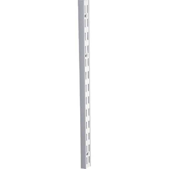 Knape & Vogt Double Slot Standard 48" White Case of 10