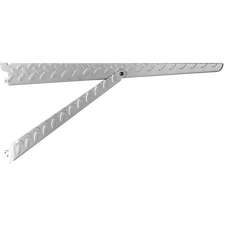 0203-20PM 20" Supported Shelf Bracket Heavyweight - Platinum