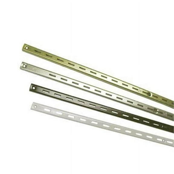 Knape & Vogt KV0080 ANO 84 84 in. Regular Duty Shelf Standard, Anochrome