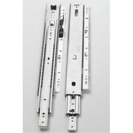 Knape & Vogt Kv6505 B28 28 In. Over-Travel Box Or File Slide With Quick Disconnect Rail - Zinc