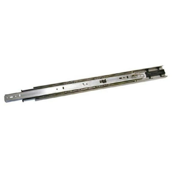 Knape & Vogt Kv8419 B16 16 In. Self-Closing Full Extension With Overtravel Drawer Slide - Anochrome
