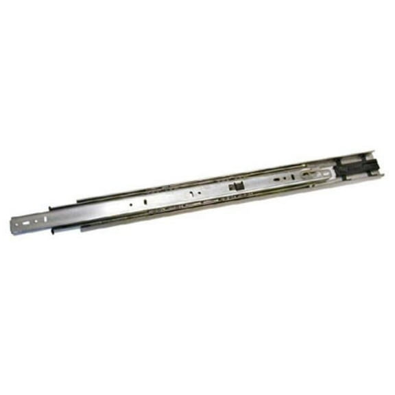 Knape & Vogt Kv8419 B22 22 In. Self-Closing Full Extension With Overtravel Drawer Slide - Anochrome