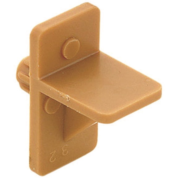 Knape & Vogt Tan Plastic Regular Duty Shelf Support N/A Ga. 7/16 in. L
