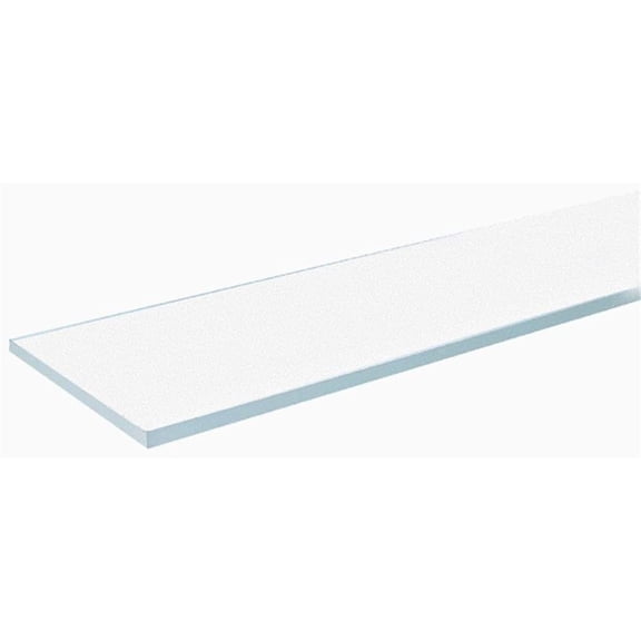 Knape & Vogt Melamine 10"W Storage Shelf, White
