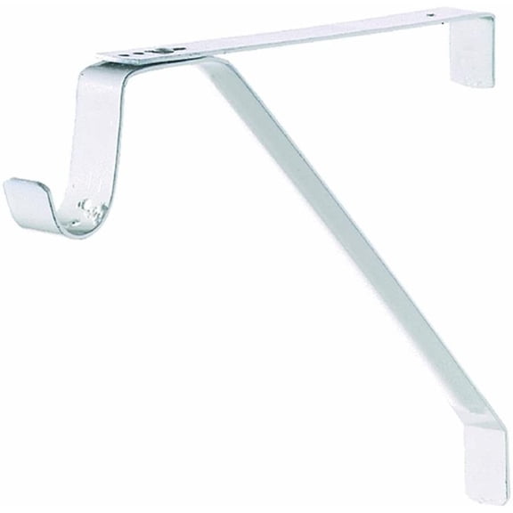 Knape & Vogt Mfg Co Shelf & Rod Bracket White RP-0043-WT