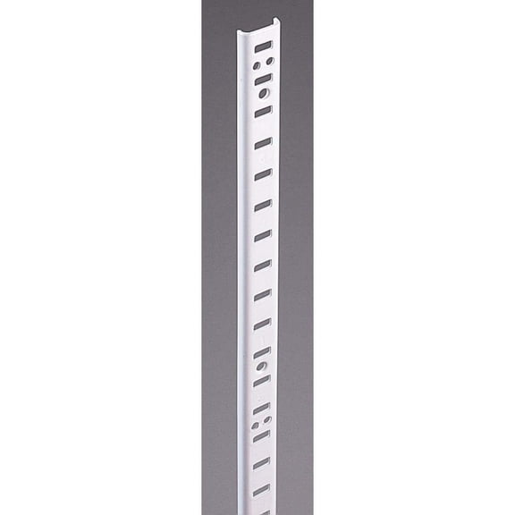 Knape & Vogt Adjustable Shelf Standard PK255 ZC - Zinc - 48 In.
