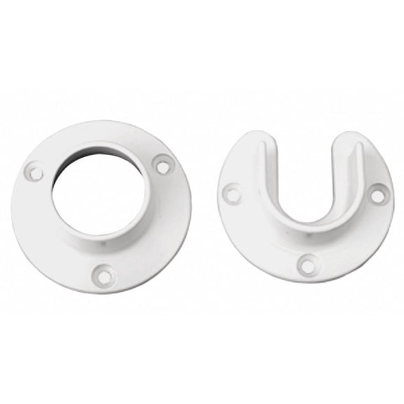 Knape & Vogt Pole Socket,Steel,500 lb. CD-0010-WT CD-0010-WT ZO-G3918770