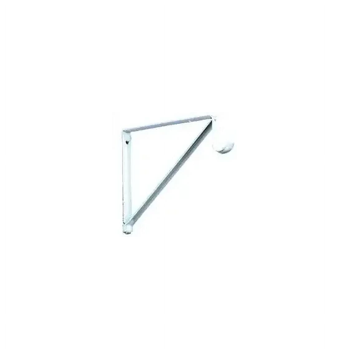 Knape & Vogt RP0044BWT John Sterling Heavy Duty Shelf & Rod Bracket