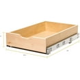 thumbnail image 1 of Knape & Vogt Wood Drawer Box Pull Out Cabinet Organizer - Soft Close - 5 x 14.88 x 22 In, 1 of 2