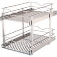 thumbnail image 1 of Knape & Vogt Real Solutions 14 In. Double Tier Slide Out Multi-Use Basket Cabinet Organizer, 1 of 3
