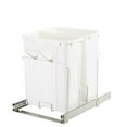 thumbnail image 1 of Knape & Vogt SBM15-1-20WH in-Cabinet Bottom Mount Pull Out Trash Can, 17.31" by 14.25" by 20", 1 of 1