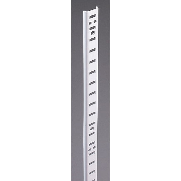Knape & Vogt Shelf Pilaster 13/16 " X 60" 1/2" Steel Zinc Plated Bulk  Home & Garage Storage, Stackable Design