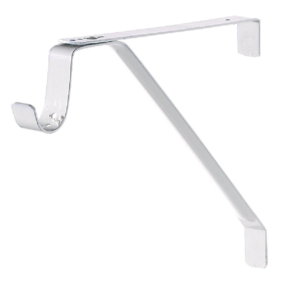Knape & Vogt Vogt Rp-0043-Wt Adjustable Shelf and Rod Bracket, White, 2 Pack