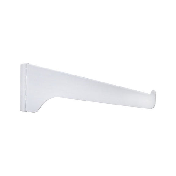 1 pc Knape & Vogt White Steel Regular Duty Bracket 16 Ga. 6 in. L 160 lb. (Pack of 10)