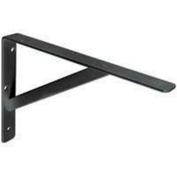 Knape &amp; Vogt 208 Blk 300 12" Black Super-Duty Ultimate L-Bracket