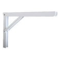thumbnail image 1 of Knape &amp; Vogt Kv0206 Wh 12 12X8 Folding L-Bracket - White, 1 of 1