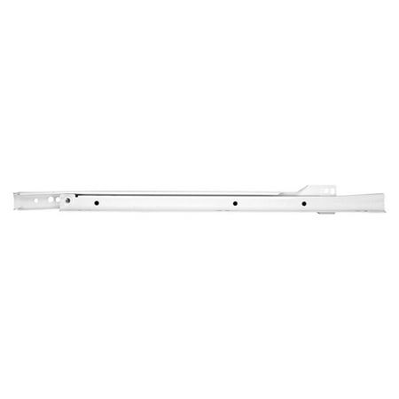 Knape and Vogt 1805HWH350 14" White Self Closing Drawer Slides