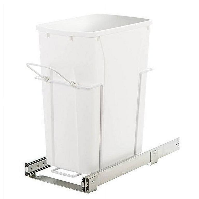 Knape & Vogt 35-Quart Plastic Pull Out Trash Can Knape & Vogt 35-Quart Plastic Pull Out Trash Can