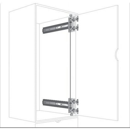 Knape and Vogt KV 8092 4X4 Pocket Door Slide 20" 8092P EB 20
