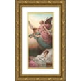 thumbnail image 1 of Knapp & Co. 13x24 Gold Ornate Framed and Double Matted Museum Art Print Titled - Guardian Angels (1892), 1 of 4