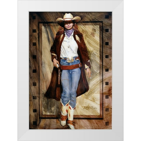 Knauf, J.E. 14x18 White Modern Wood Framed Museum Art Print Titled - Buckled Up