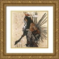 thumbnail image 1 of Knauf, J.E. 15x15 Gold Ornate Wood Framed with Double Matting Museum Art Print Titled - Ben Yahola I I I, 1 of 4
