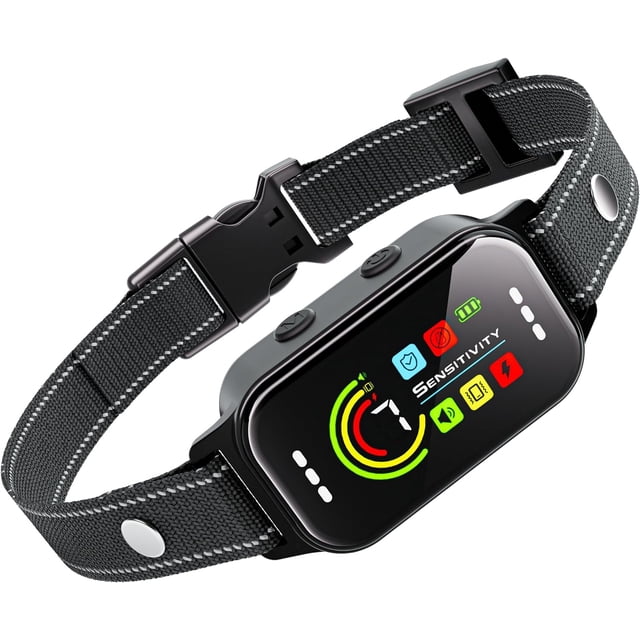 Rechargeable Bark Best Dog Training Collar With Bark Control S Rechargeable  Dog Bark Collar Beep Vibration Training, Sensitivity Levels, Waterproof Dog  Collar