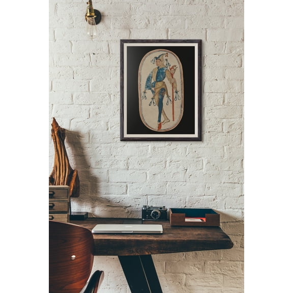 Knave of Nooses Tarot Card Print Mystical Cloisters Art, Unframed Paper Poster 8x10in