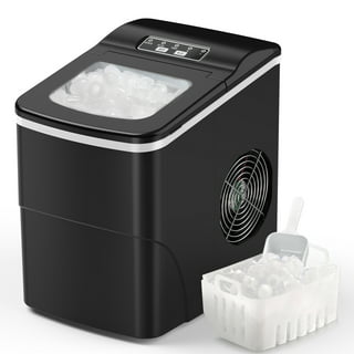  Techomey Countertop Ice Maker, Portable Compact Ice