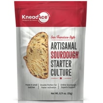 KneadAce Sourdough Starter Culture Fast Acting Sour Dough Starter for Homemade Bread Baking 0.71 oz