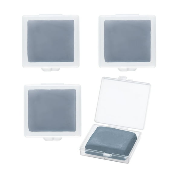 Kneaded Erasers for Artists, Large Soft Drawing Putty Eraser, 4 Pack Grey, Ideal for Charcoal Pencil Pastel Sketch Correction
