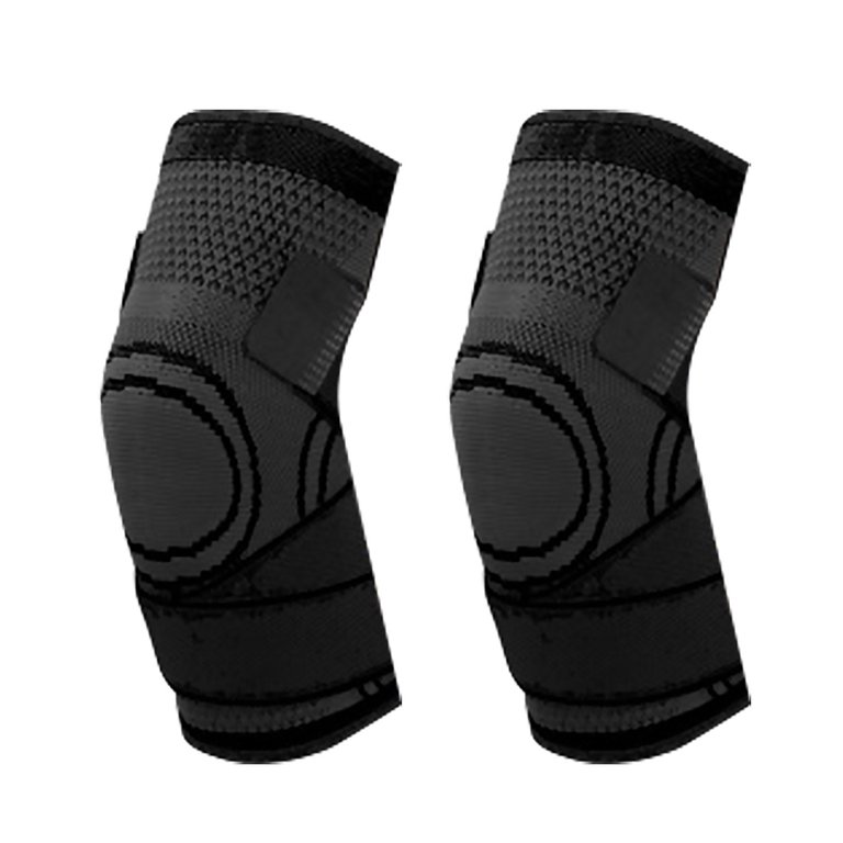Knee Brace Compression Sleeve with Strap for Best Support & Pain