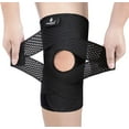 thumbnail image 1 of Knee Brace for Knee Pain, Compression Knee Support with Air Mesh Fabric, Adjustable Knee Wrap with Side Stabilizers, Ultra-Soft Bandage for Sports, Running, Meniscus Tear, ACL, Arthritis Relief, 1 of 6