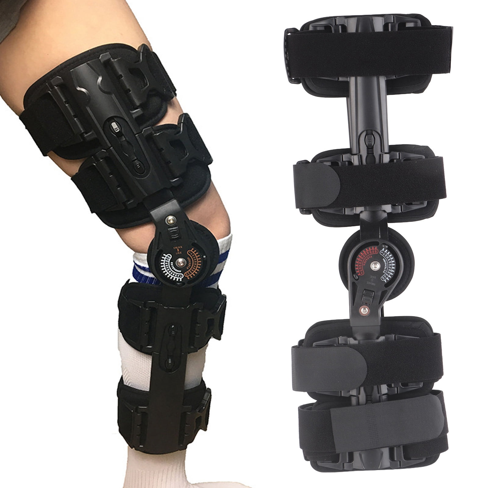 Knee Brace, Knee Splint, Joint Fixation, Knee Brace Size Angle Adjust