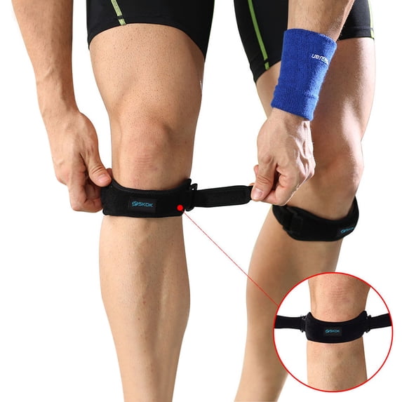 Knee Brace Kneepad Knee Pain Relief Stabilizer Knee Strap Support Exercise Fitness 2Pc