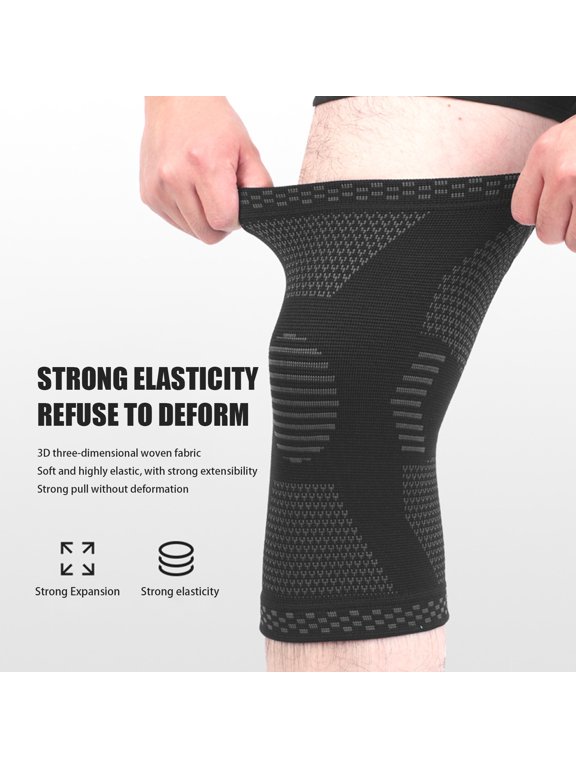 Knee Brace For Men And Women Compression Travel Sleeve Breathable Non Slip Support Running Gym Basketball Cycling Walking Weightlifting Joint Comfort Workout Sports Daily Activity