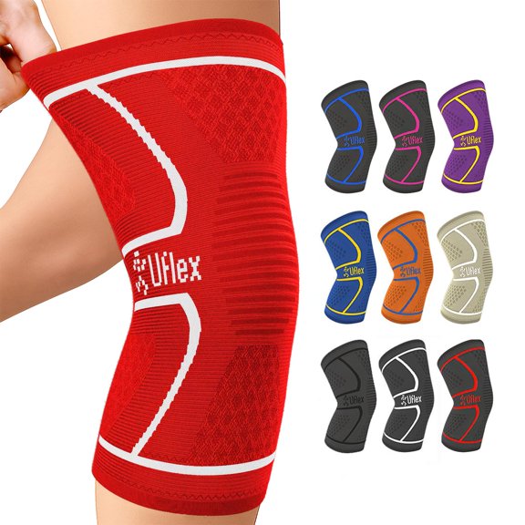 Knee Brace for Men and Women Knee Compression Sleeve Knee Support Wraps for Arthritis Joint Pain Relief, Workout, Swelling, Sports, Circulation, Running, Recovery for ACL & Meniscus Tear