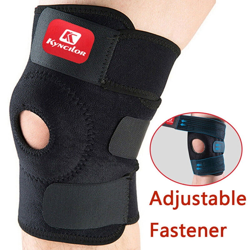 Knee Brace Open Patella Support Adjustable Elastic Sports Kneecap