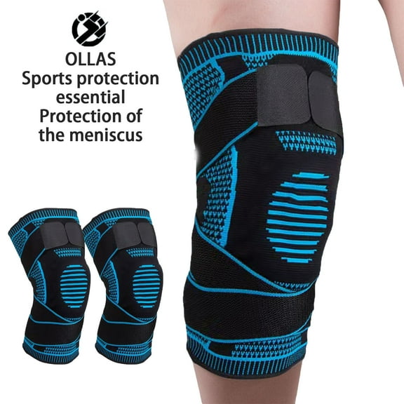 Knee Brace, Professional Knee Compression Sleeve with Patella Gel Pad & Side Stabilizers, Improved Circulation Compression, Knee Support for Knee Pain Relief, Medical Knee Pad for Arthritis