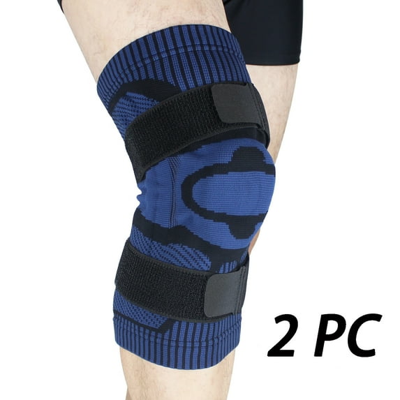 Knee Brace Support Compression Knee Sleeve with Patella Gel Pads & Side Stabilizers for Meniscus Tear Arthritis Joint Pain Relie