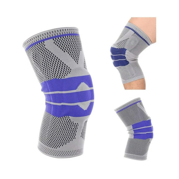Knee Brace Support Compression Sleeve - Pain Relief Knee Pads Braces for Men Women - LG