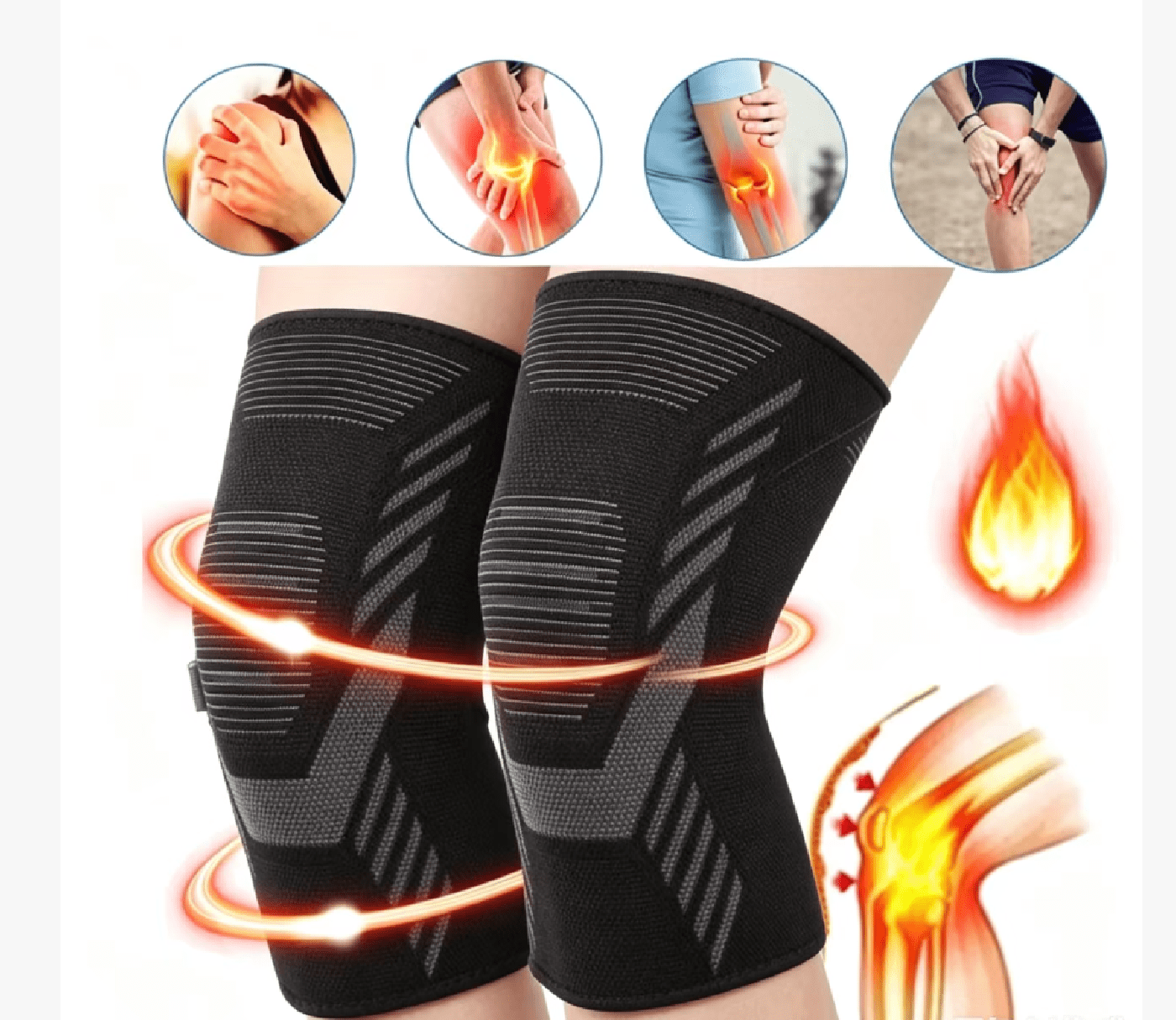 Knee Brace for Women and Men -Compression Knee Sleeves for Knee Pain ...