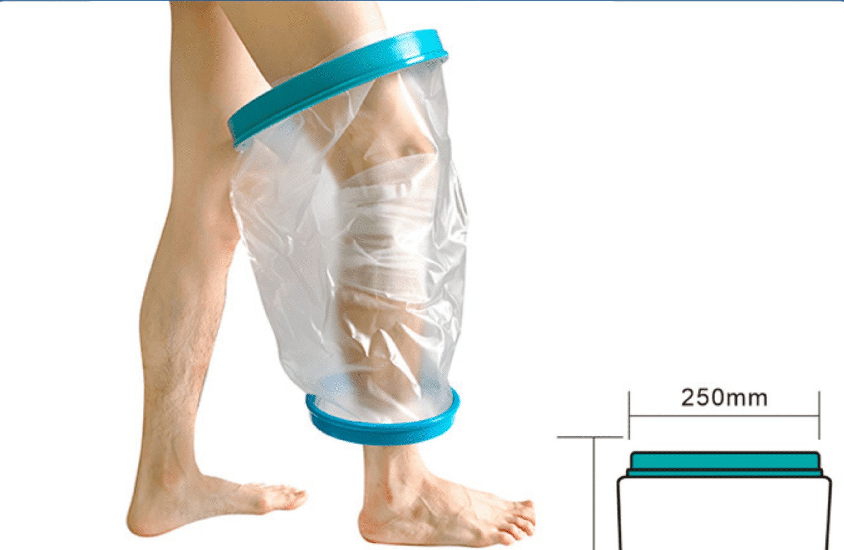 Knee Cast Cover for Shower, Waterproof BanPukitrye and Cast Protector ...