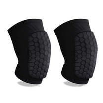 Knee Compression Pads,Basketball Knee Pads with Honeycomb Padding, Hex Knee Pads Sleeves for Men and Women M (A Pair)