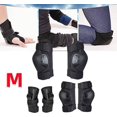 thumbnail image 1 of Knee Elbow Pads for Adult/Youth, Knee Elbow Wrist Guards 3 in 1 Protective Gear Set for Roller Skating, Skateboarding, Scooter, Rollerblading, Black M, 1 of 5