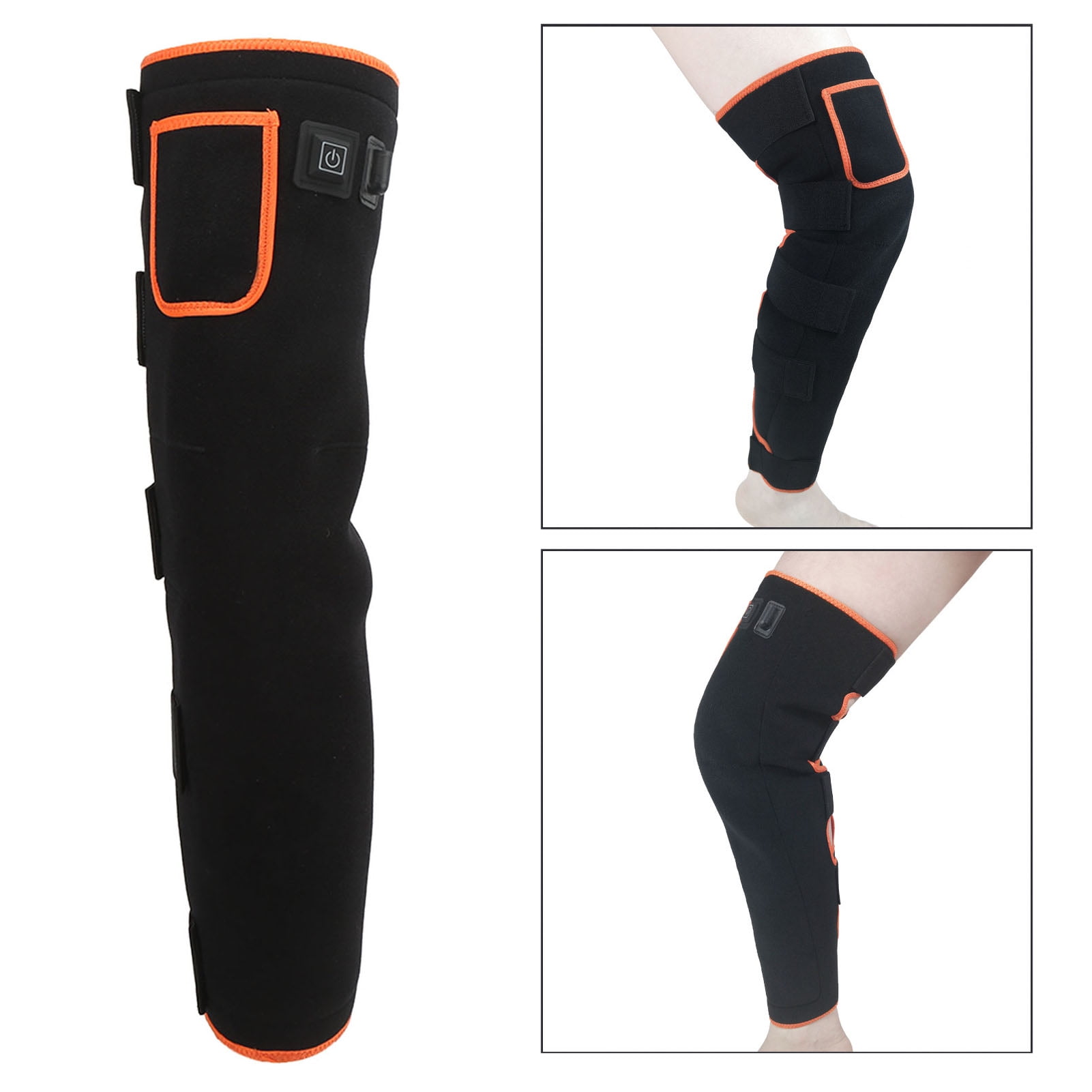 Knee Heating Pad, Heated Knee Brace Wrap Keeping Warm, USB Heating Knee