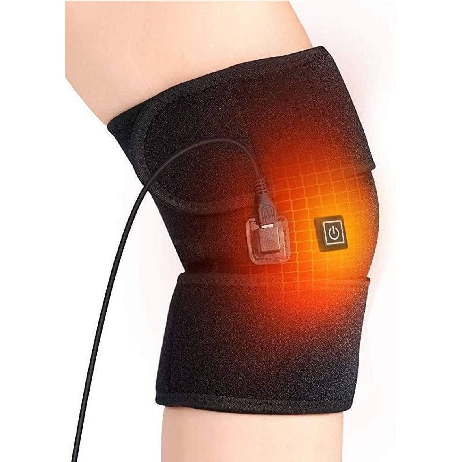 Knee Heating Pad, USB Heating Knee Brace Support for Arthritis, Heated