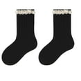 thumbnail image 1 of Knee High Boot Socks Children Socks Are Versatile for Boys and with a Mid Length Lace Sock Toe Socks Boy Black XL, 1 of 2