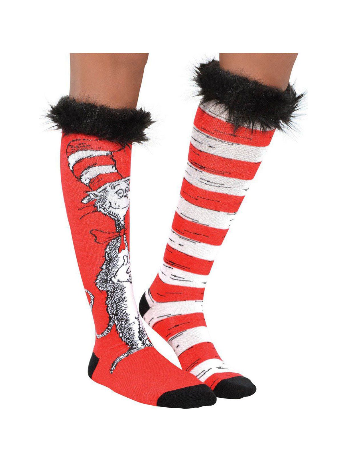 Knee High Cat in the Hat Socks